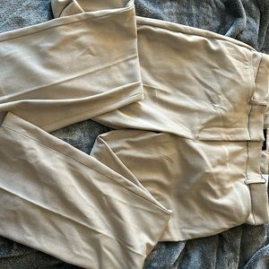 BNWT Express Columnist Barely Boot High Rise in Beige